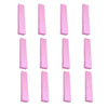 12 Pcs Fashion Women Rectangular Necklace Jewelry Storage Boxes  Pink