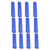 12 Pcs Fashion Women Rectangular Necklace Jewelry Storage Boxes  Dark Blue