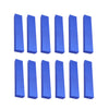 12 Pcs Fashion Women Rectangular Necklace Jewelry Storage Boxes  Dark Blue