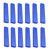 12 Pcs Fashion Women Rectangular Necklace Jewelry Storage Boxes  Dark Blue