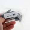 32 Pieces Ear Gauges Stretching Kit Acrylic Plug Taper 14G-0G Expander Black