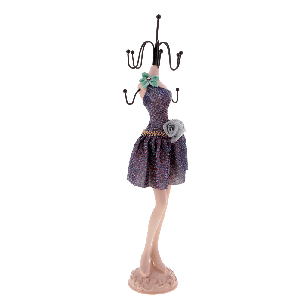 Charm Elegant Mannequin Jewelry Organizer Display Stand Hanging Model 3