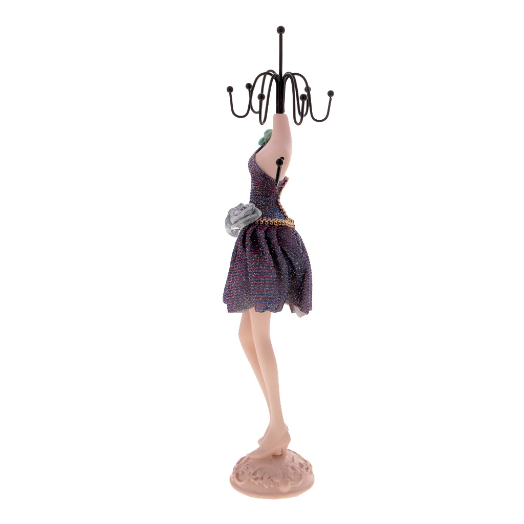 Charm Elegant Mannequin Jewelry Organizer Display Stand Hanging Model 3