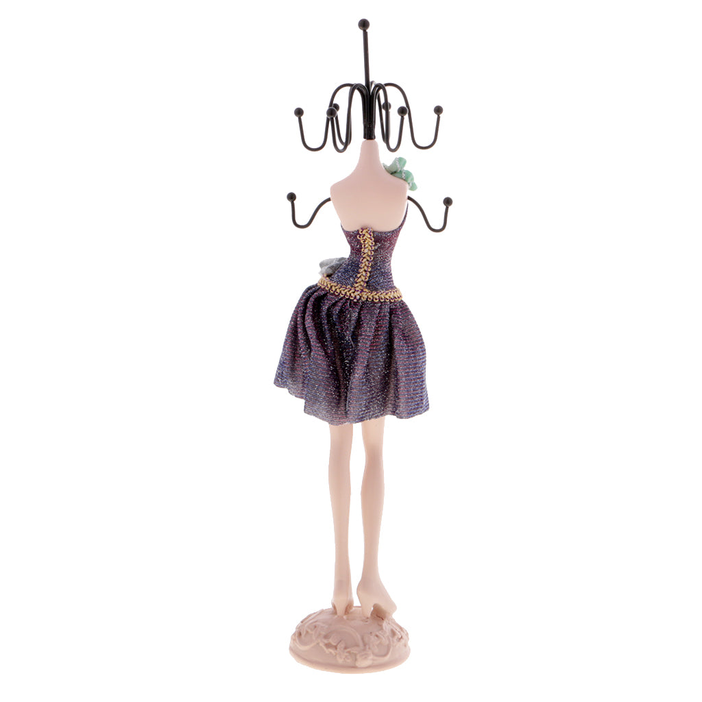 Charm Elegant Mannequin Jewelry Organizer Display Stand Hanging Model 3