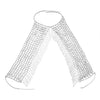 Fashion Body Chain Sequins Tassels Necklace Bikini Bra Chain Belts Silver