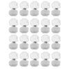 20 Pieces Acrylic Ring Earring Jewelry Storage Box Display Gift Case  White