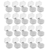 20 Pieces Acrylic Ring Earring Jewelry Storage Box Display Gift Case  White