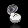 20 Pieces Acrylic Ring Earring Jewelry Storage Box Display Gift Case  White