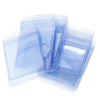 100 Pieces Bulk Poly Reclosable Ziplock Bag Jewelry Trinkets Pouch 8x12cm