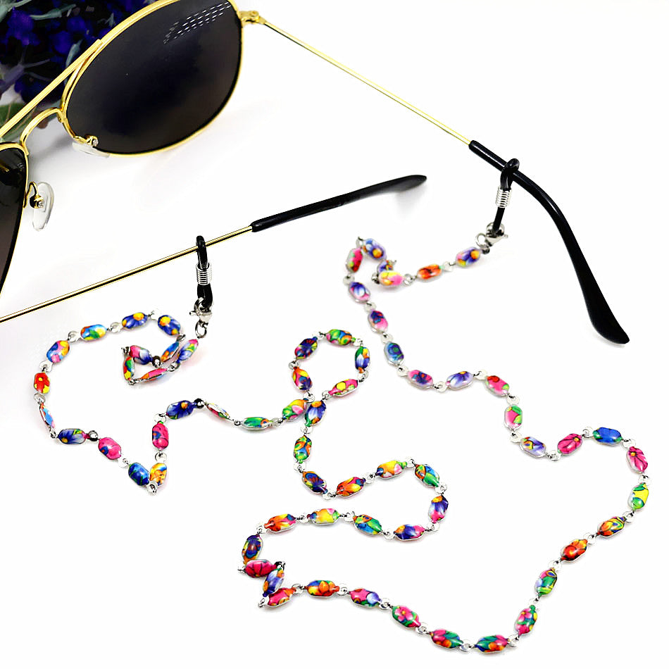 Stainless Steel Chain Eyeglass Spectacles Sunglasses Neck Holder Colorful