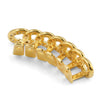 18K Golden Plated Top Mouth Teeth Cap Rapper Halloween Costume Gold