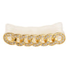 18K Golden Plated Top Mouth Teeth Cap Rapper Halloween Costume Gold