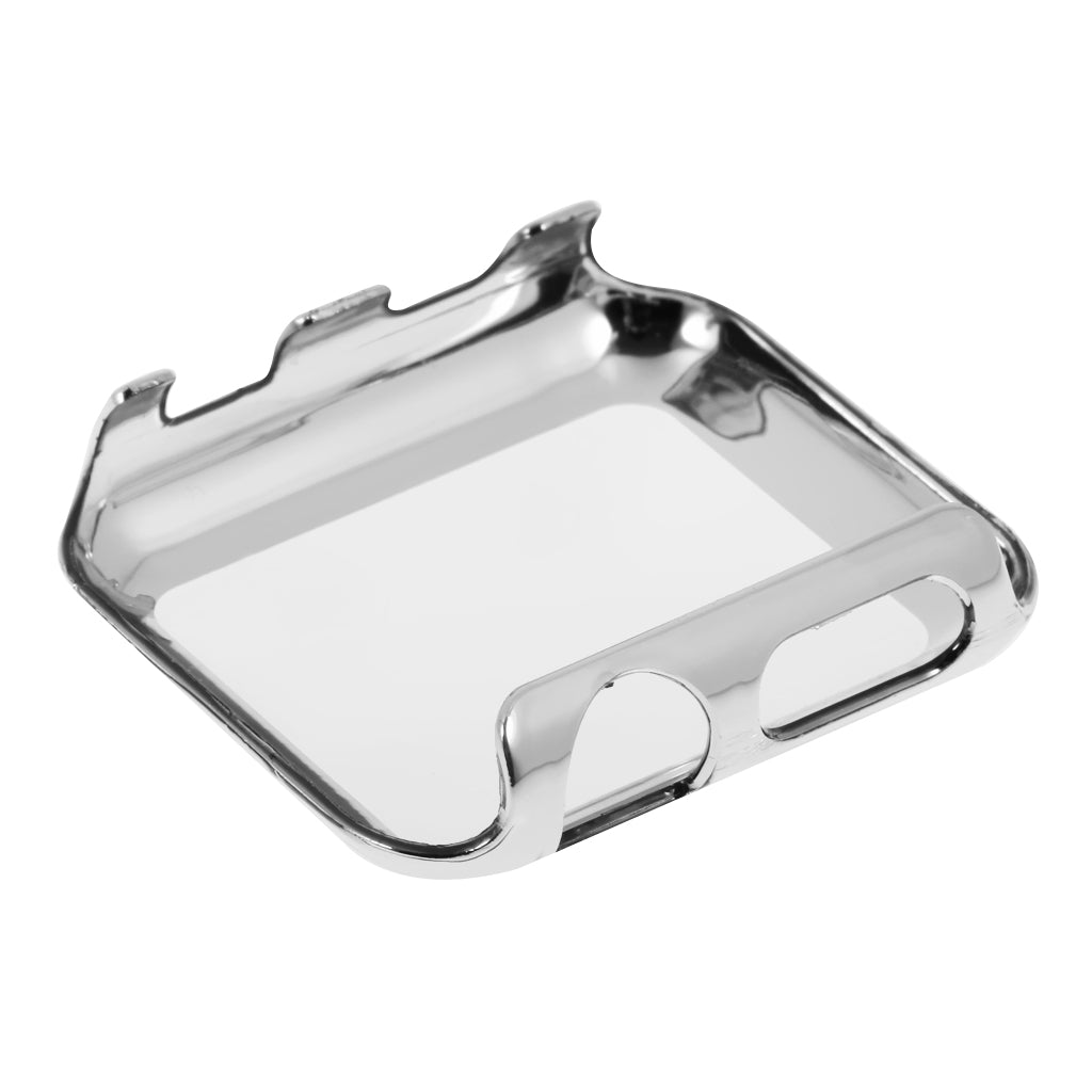 For Apple Watch Case Protector Cover iWatch 38mm Protective Skin Bumper Silver