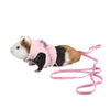 Soft Small Animal Pet Hamster Chinchilla Harness Vest Leash Lead  Pink S