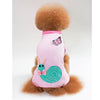 Pet Soft Cotton Dog Shirts Outwear Puppy Coat Clothes Apparel Pink S