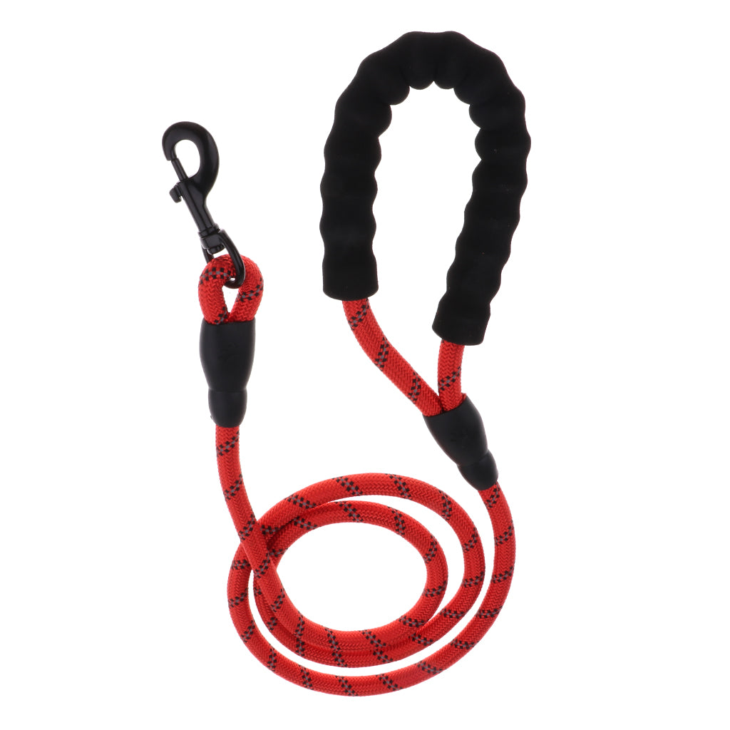 Reflective Dog Harness Set Puppy Leash Training Collar Traction Rope Red