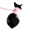 Soft Small Animal Pet Hamster Chinchilla Harness Vest Leash Lead  Pink L