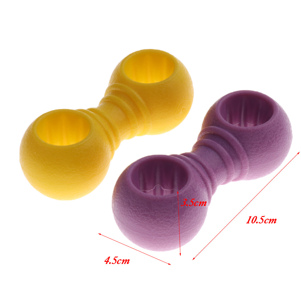 Pet Dog Rubber Resistant Chew Bite Clean Teeth Play Toy Yellow Beef Flavor