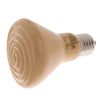 Infrared Ceramic Heat Lamp Pet Reptile Heat Emitter Bulb  Beige 50W