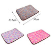 Breathable Dual Printing Cooling Pet Dog Bed Mat For Winter Summer Purple L