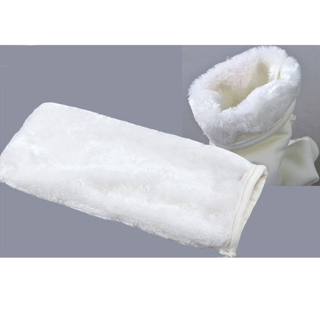 2 pcs White Aquarium Tank Filter Bags Polyester Fish Tank Filter Sock Bags L