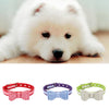 Adjustable Pet Puppy Dog Collar Safety Neck Buckle Strap Red - M