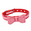 Adjustable Pet Puppy Dog Collar Safety Neck Buckle Strap Red - M