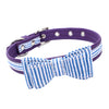 Adjustable Pet Puppy Dog Collar Safety Neck Buckle Strap Purple - M