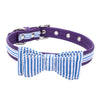 Adjustable Pet Puppy Dog Collar Safety Neck Buckle Strap Purple - M