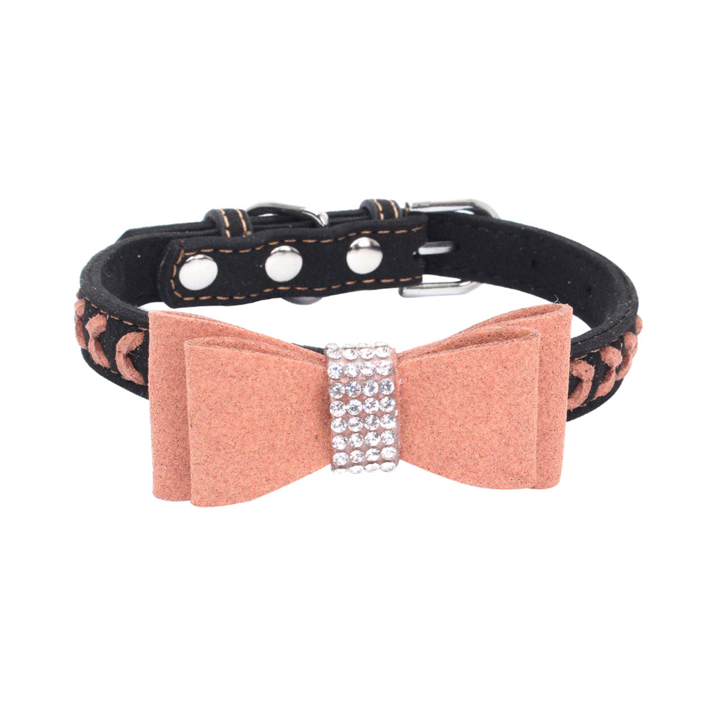 Adjustable Pet Puppy Dog Collar Safety Neck Buckle Strap 3Colors Brown - M