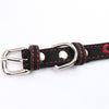 Adjustable Pet Puppy Dog Collar Safety Neck Buckle Strap 3Colors Red - M