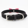 Adjustable Pet Puppy Dog Collar Safety Neck Buckle Strap 3Colors Red - S