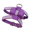 Puppy Adjustable Chest Strap Belt Harness Dog Walking Vest Harness  Purple M