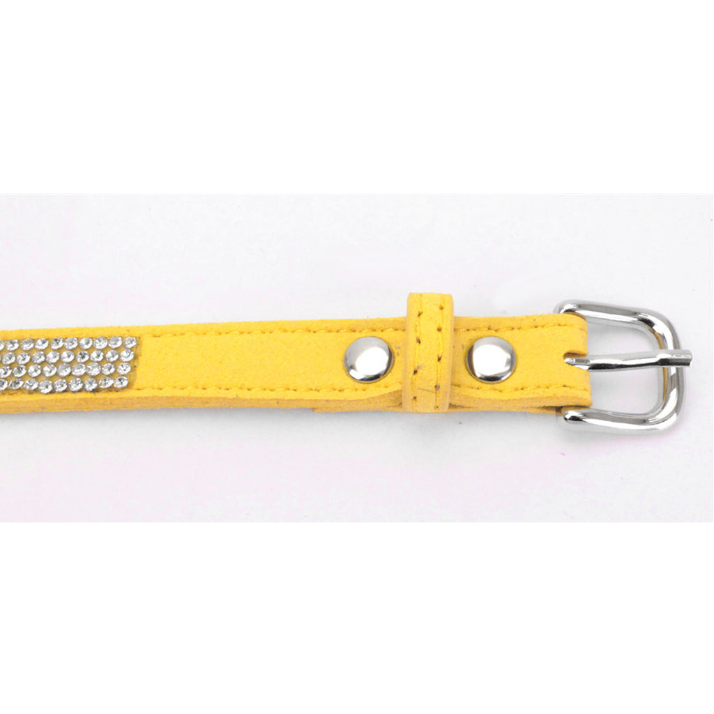 Puppy Adjustable Chest Strap Belt Harness Dog Walking Vest Harness  Yellow M