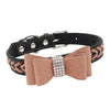 Adjustable Pet Puppy Dog Collar Safety Neck Buckle Strap 3Colors Brown - S