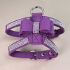 Puppy Adjustable Chest Strap Belt Harness Dog Walking Vest Harness  Purple L