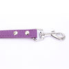 Adjustable Pet Puppy Flower Lead Leash Traction Rope For Dog Deep Purple S