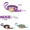 Adjustable Pet Puppy Flower Lead Leash Traction Rope For Dog Deep Purple S