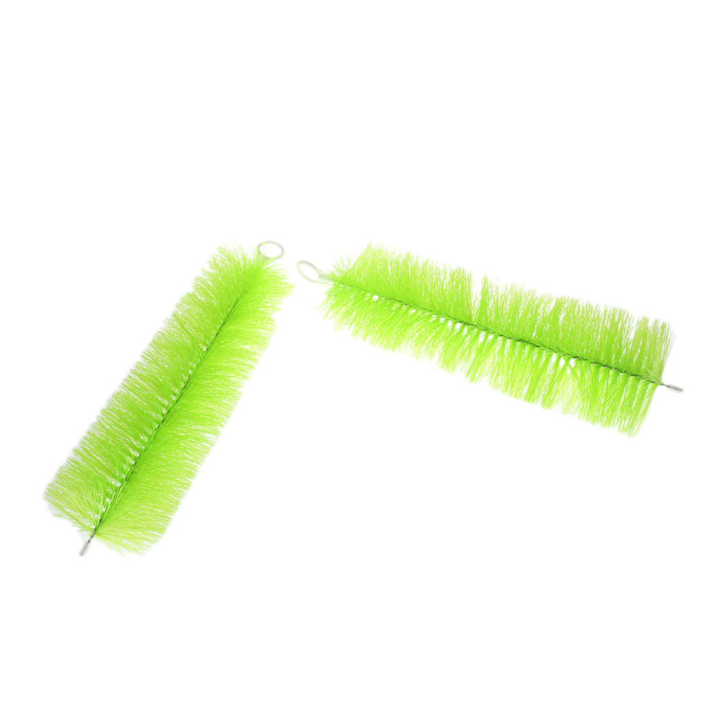 2 pcs Fish Garden Pond Filter Brushes Skimmer Pond Filtration Green 40cm