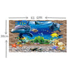 PVC Aquarium Adhesive Background Sticker Fish Tank Decor Underwater World S