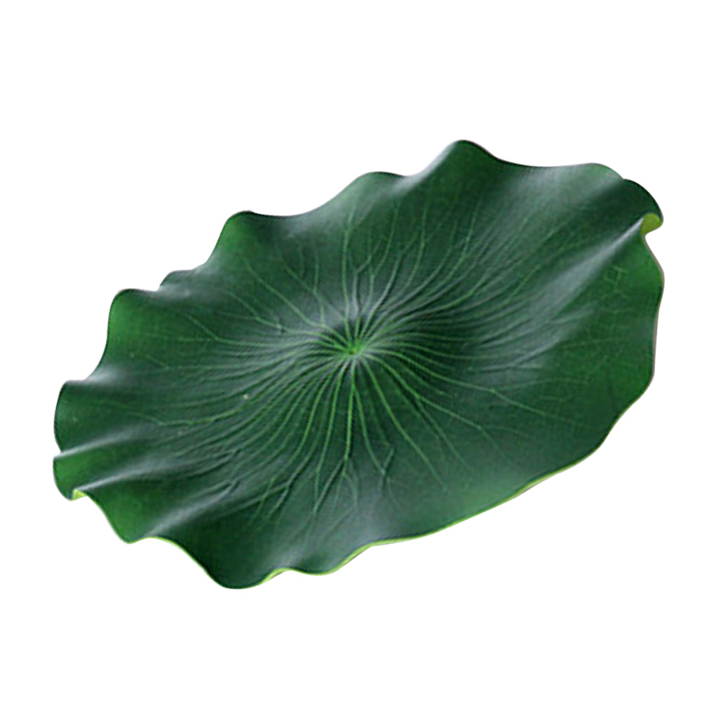 2xArtificial Aquatic Water Grass Fish Tank Aqua Landscape Lotus Decor 40CM