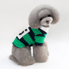 Attractive Pet Dog Sports Hoodie Puppy Sweater Dog Sweatshirt Green - XL