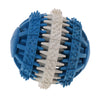 Toothed Design Pet Dog Cat Chewing Toy Interactive Training Ball Blue - L