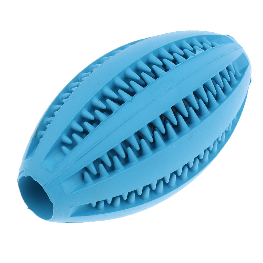 Pets Dogs Cats Chewing Toy Interactive Training Ball Exercise Toy Blue