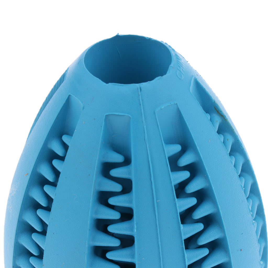 Pets Dogs Cats Chewing Toy Interactive Training Ball Exercise Toy Blue