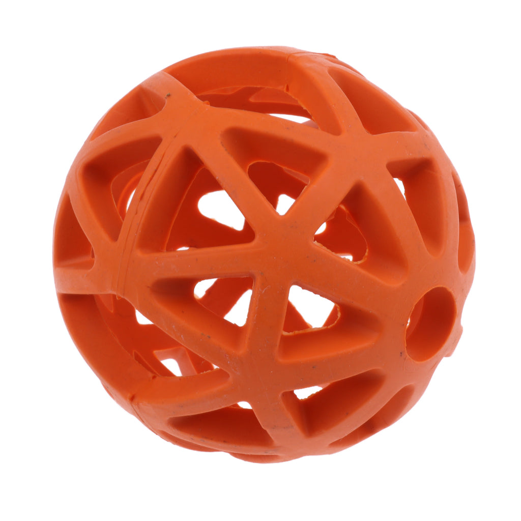 Pet Dog Cat Chewing Toy Interactive Training Ball Exercise Toy Orange - L