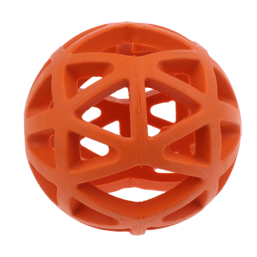 Pet Dog Cat Chewing Toy Interactive Training Ball Exercise Toy Orange - L