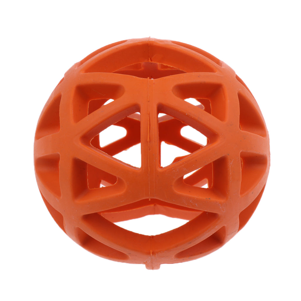 Pet Dog Cat Chewing Toy Interactive Training Ball Exercise Toy Orange - L