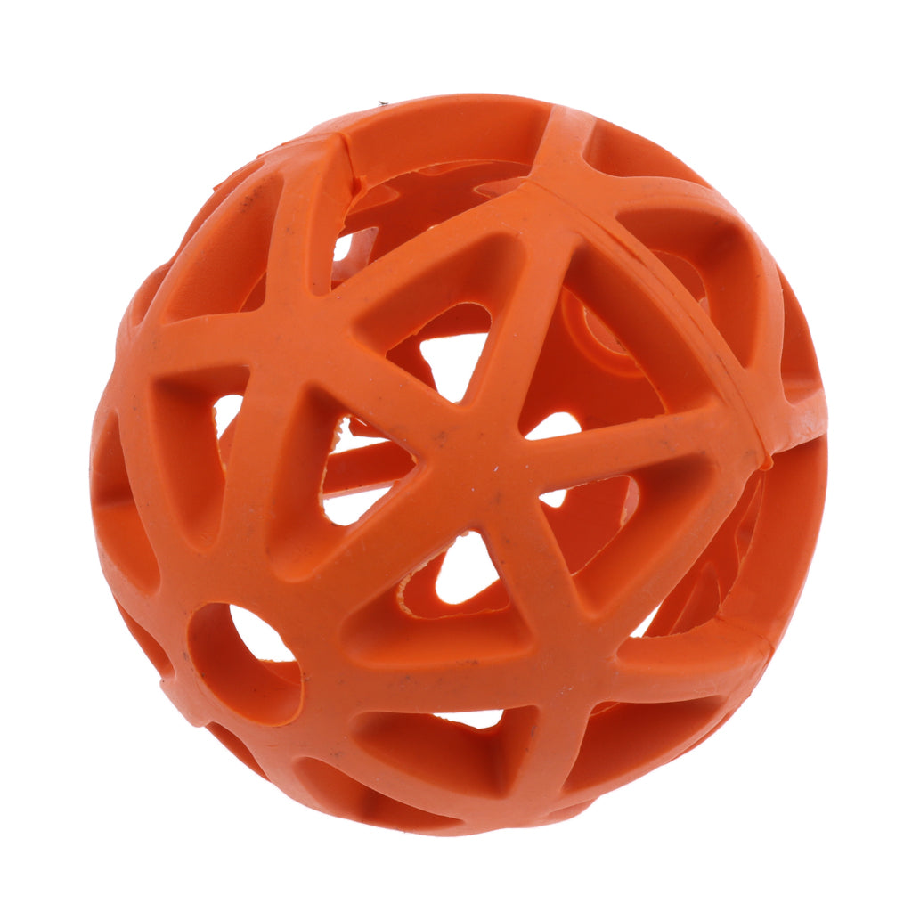 Pet Dog Cat Chewing Toy Interactive Training Ball Exercise Toy Orange - L