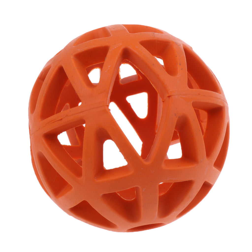 Pet Dog Cat Chewing Toy Interactive Training Ball Exercise Toy Orange - L